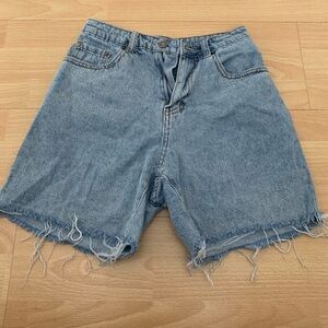 White Fox Denim Shorts